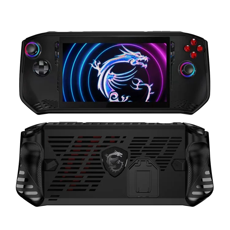 TPU Game Console Protective Case with Stand, For MSI Claw