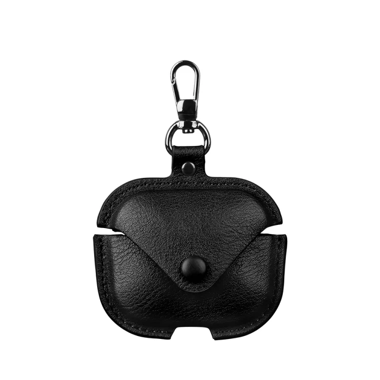 Business Leather Earphone Protective Case with Hook, For Redmi Buds 5 / 6S