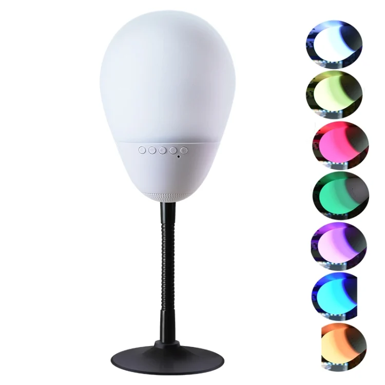 T6 Funny Bluetooth Speaker Flapping Relieve Stress Colorful Lights Soundbar Rubber Support TF Card