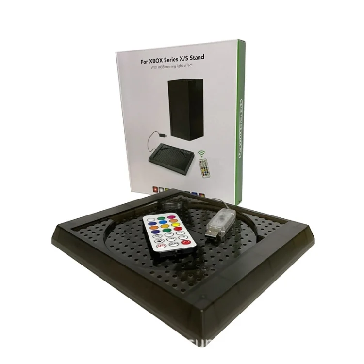 Game Console Symphony Cooling Base For Microsoft Xbox Series X/S, RGB Cooling Base, Cooling Fan-Ordinary)