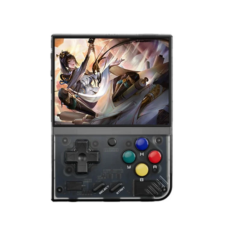 Miyoo Mini Plus 3.5 Inch IPS Screen Retro Handheld Game Console, NO Card 0 Games, 32GB 9K Games, 64GB 15K Games, 128GB 25K Games