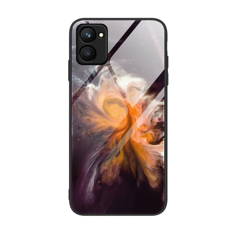 Marble Pattern Glass Phone Case, For Realme C33, For Honor Play6C