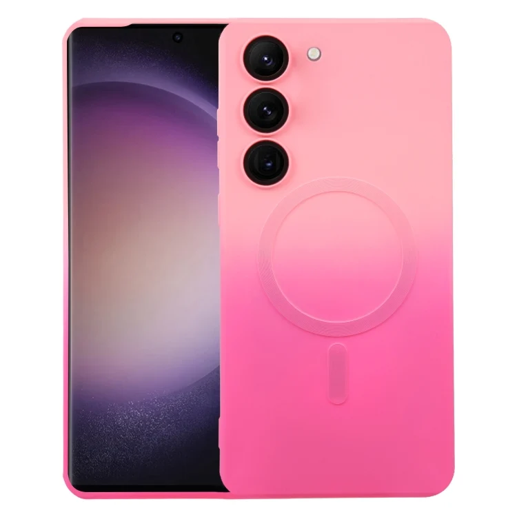 Liquid TPU Silicone Gradient MagSafe Phone Case, For Samsung Galaxy S23 5G, For Samsung Galaxy S23+ 5G, For Samsung Galaxy S22 5G