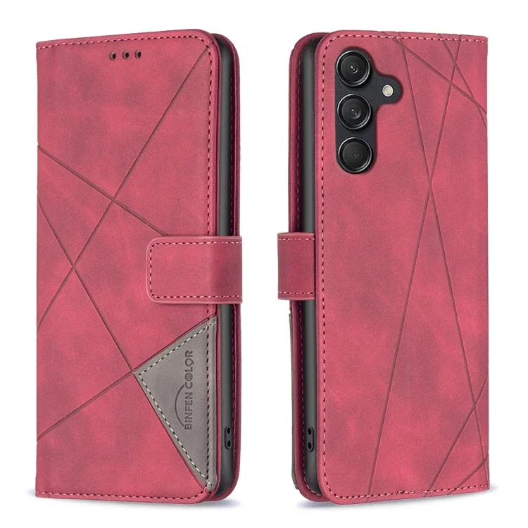 Magnetic Buckle Rhombus Texture Leather Phone Case, For Samsung Galaxy M55, For Samsung Galaxy Xcover 7, For Samsung Galaxy A55