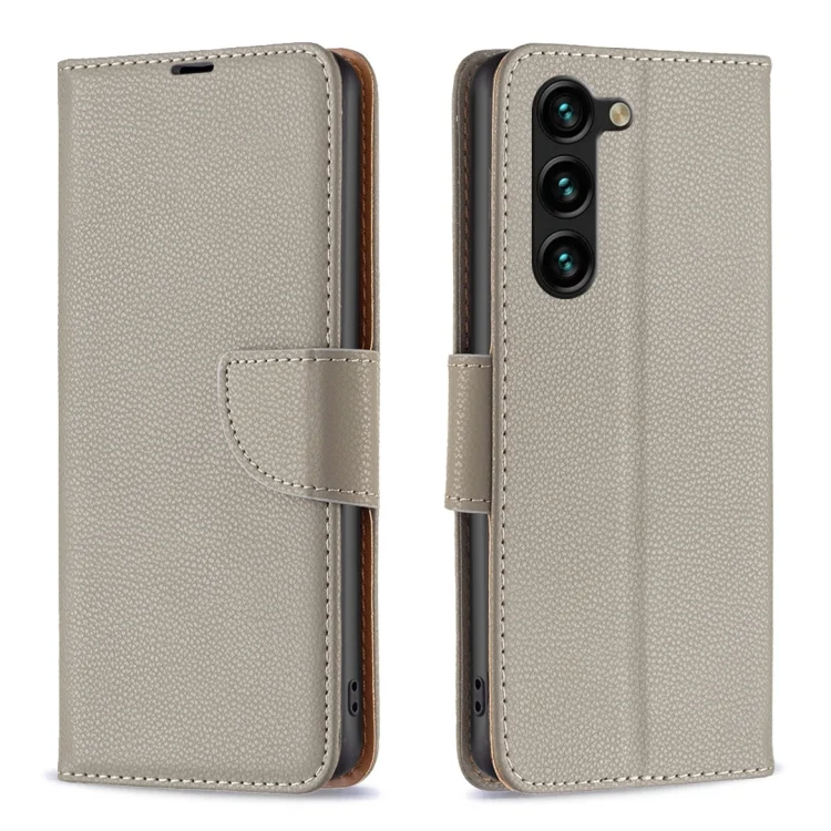 Litchi Texture Pure Color Flip Leather Phone Case, For Samsung Galaxy S24+ 5G, For Samsung Galaxy S24 5G