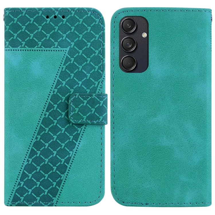 Seven-shaped Embossed Leather Phone Case, For Samsung Galaxy M55, For Samsung Galaxy M15/F15, For Samsung Galaxy Xcover7