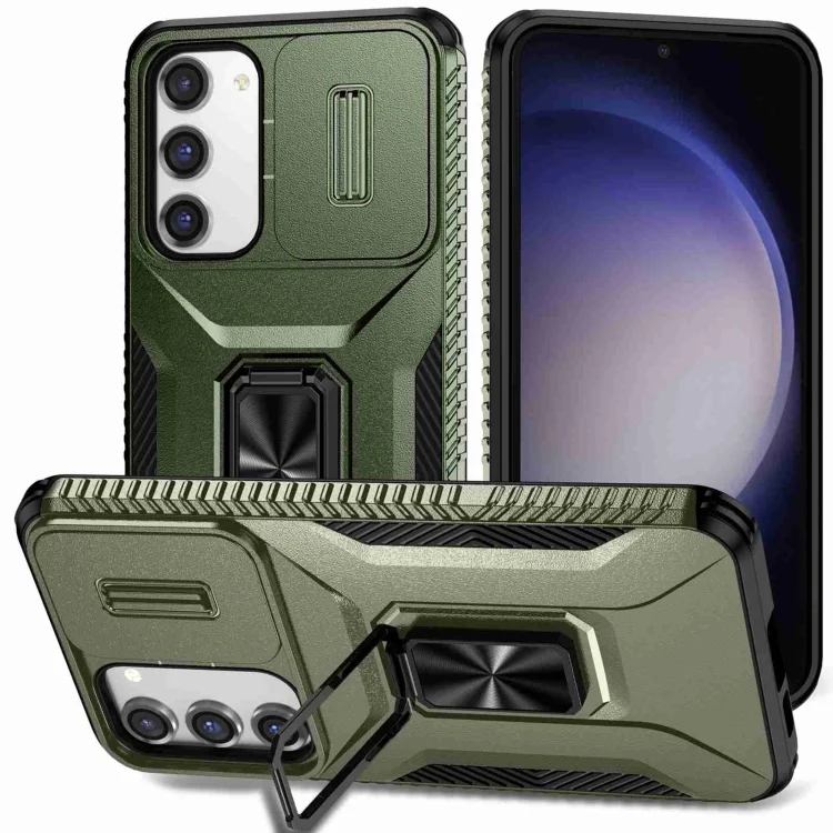 Sliding Camshield Holder Phone Case, For Samsung Galaxy S23+ 5G, For Samsung Galaxy S23 5G