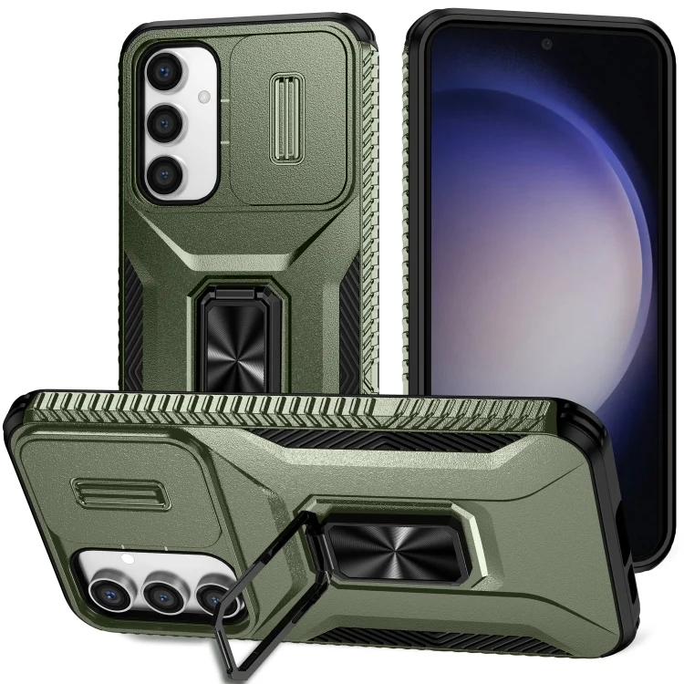 Sliding Camshield Holder Phone Case, For Samsung Galaxy S23 FE 5G, For Samsung Galaxy A34 5G