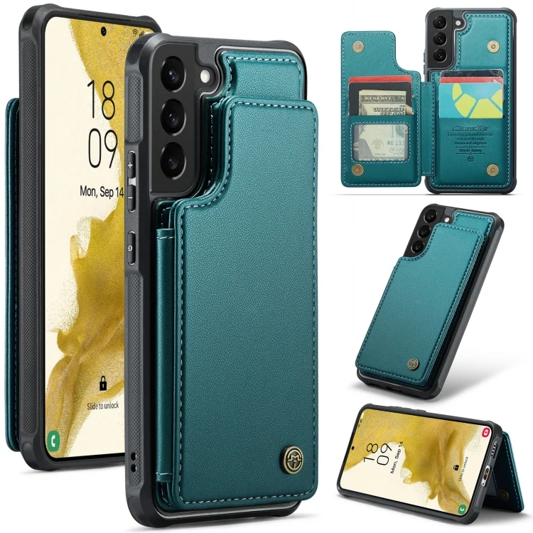 CaseMe C22 Card Slots Holder RFID Anti-theft Phone Case, For Samsung Galaxy S22+ 5G, For Samsung Galaxy S23 5G, For Samsung Galaxy S22 5G, For Samsung Galaxy A23