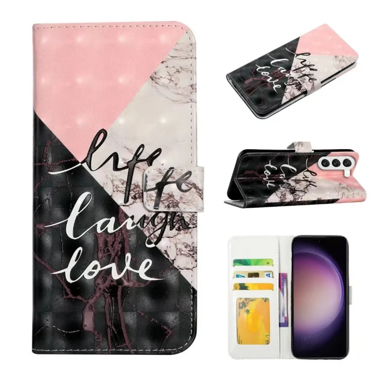 Oil Embossed 3D Drawing Leather Phone Case, For Samsung Galaxy S23 FE 5G, For Samsung Galaxy A24 4G