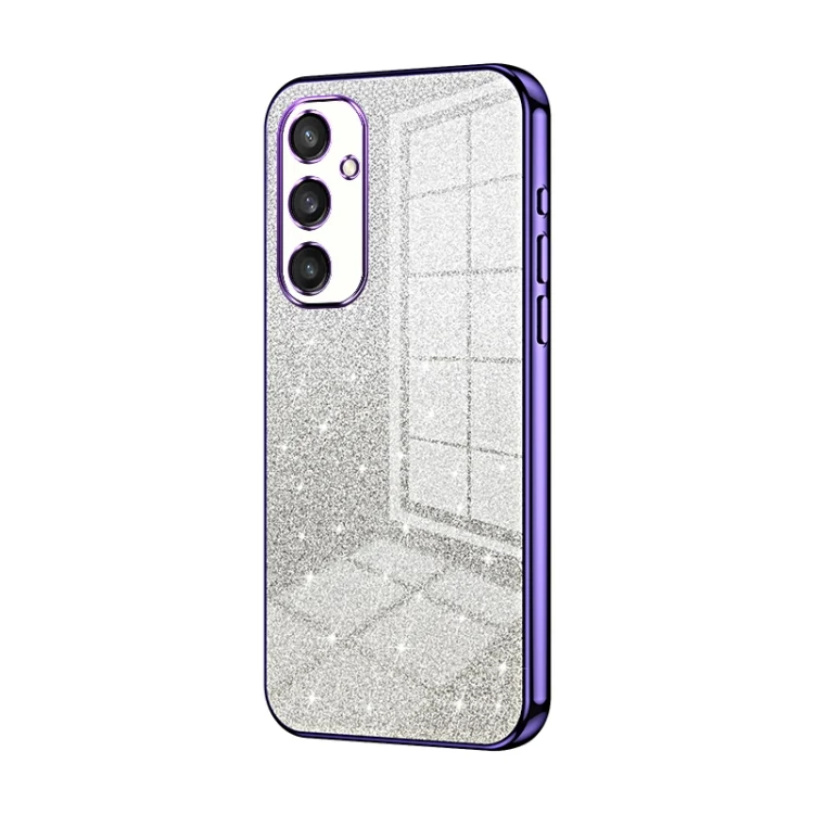 Gradient Glitter Powder Electroplated Phone Case, For Samsung Galaxy S24+ 5G, For Samsung Galaxy S24 5G