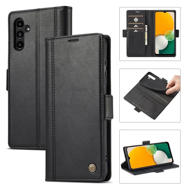 LC.IMEEKE Skin-friendly Card Slots Leather Phone Case, For Samsung Galaxy A15 4G / 5G, For Samsung Galaxy A55 5G, For Samsung Galaxy A35 5G, For Samsung Galaxy S24 Ultra, For Samsung Galaxy S24+...