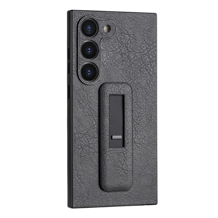 PU Leather Push-pull Bracket Shockproof Phone Case, For Samsung Galaxy S23+ 5G, For Samsung Galaxy S23 5G