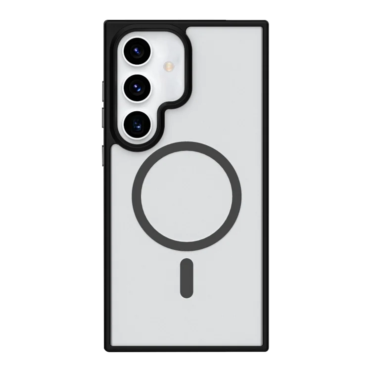 Metal Button Skin Feel Matte MagSafe Shockproof Phone Case, For Samsung Galaxy S24 5G, For Samsung Galaxy S23 Ultra 5G