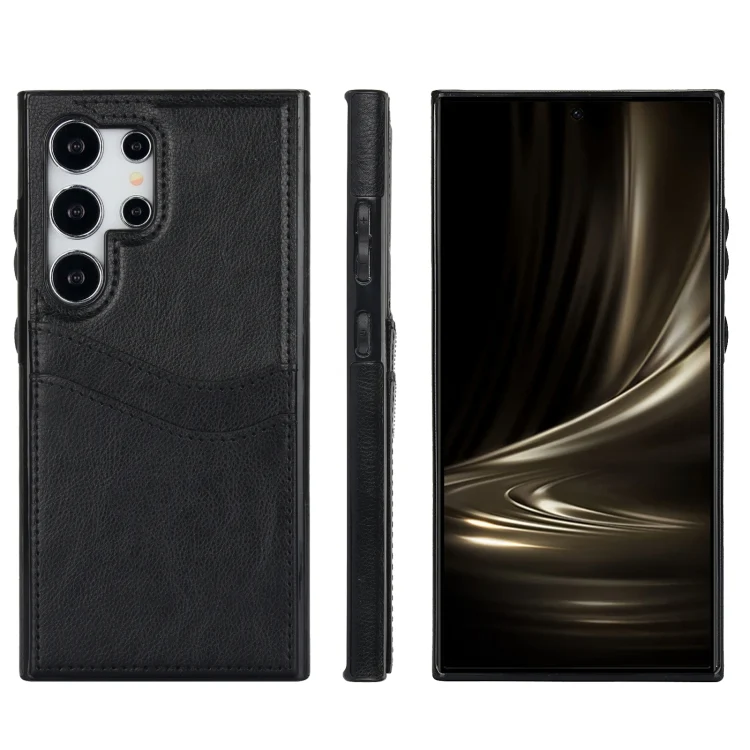 Litchi Leather Skin Card Slots Phone Case, For Samsung Galaxy S24 Ultra 5G, For Samsung Galaxy A13 5G / A13 4G, For Samsung Galaxy A52 5G / A52 4G, For Samsung Galaxy A12 4G