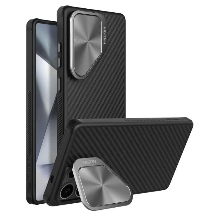 NILLKIN Aramid Fiber MagSafe Magnetic Cover Version Phone Case, For Samsung Galaxy S25 Ultra 5G, For Samsung Galaxy S24 Ultra 5G