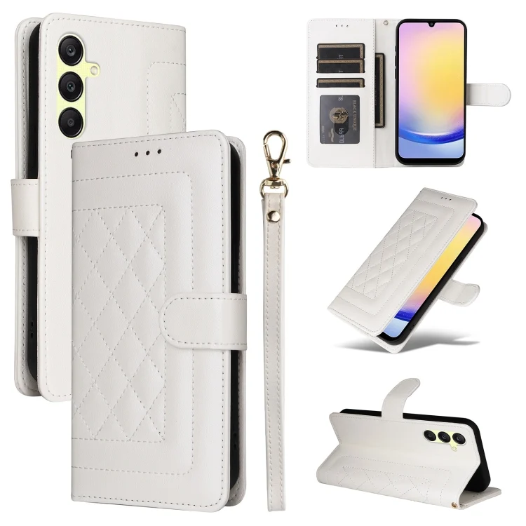 Diamond Lattice Leather Flip Phone Case, For Samsung Galaxy A25 5G, For Samsung Galaxy S23 FE 5G