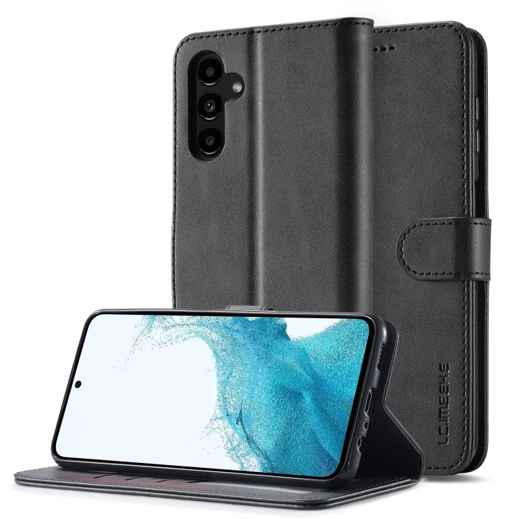 LC.IMEEKE Calf Texture Leather Phone Case, For Samsung Galaxy S24 FE 5G