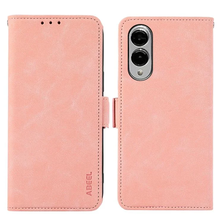 ABEEL Frosted Magnetic RFID Leather Phone Case, For Samsung Galaxy S25 Edge 5G, For Samsung Galaxy S25 Ultra 5G