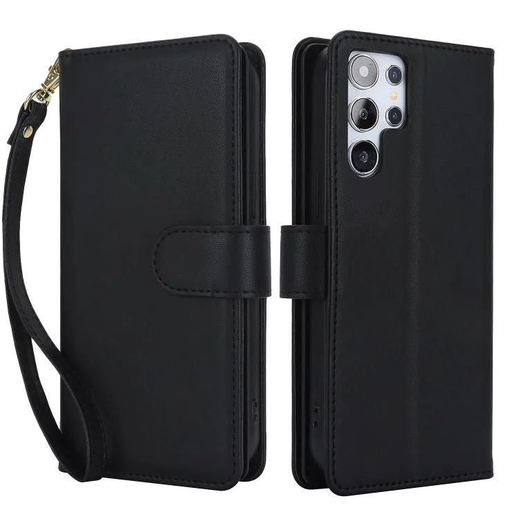Multi-Card Wallet RFID Leather Phone Case, For Samsung Galaxy S25 Ultra 5G