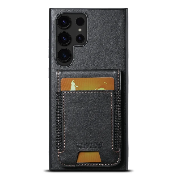 Suteni H03 Oil Wax Leather Wallet Stand Back Phone Case, For Samsung Galaxy S24 Ultra 5G, For Samsung Galaxy S24+ 5G, For Samsung Galaxy S23 Ultra 5G, For Samsung Galaxy S23+ 5G...