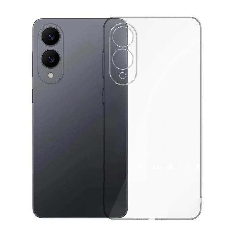 Kalebol 1.5mm Thickened Rounded Corner Transparency TPU Phone Case, For Samsung Galaxy S25 Edge 5G